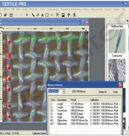 纺织品图像分析软件